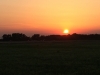 Sonnenuntergang bei Heddesheim